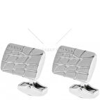 Cross Gravür Desenli Çelik Kol Düğmesi CR009-C1