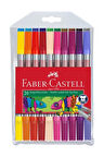 FABER-CASTELL ÇİFT UÇLU KEÇELİ KALEM 20 RENK (151119)