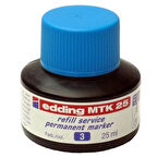 EDDİNG MTK 25 PERMANENT MARKÖR MÜREKKEBİ MAVİ 25ml