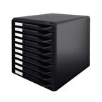 LEİTZ 5294 10 ÇEKMECELİ EVRAK RAFI SİYAH