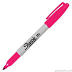 Sharpie Fine Point Yuvarlak Uçlu Koyu Pembe Permanent Kalemi