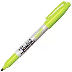 Sharpie 1881 Fine Neon Fosforlu Yeşil Renkli Permanent Kalem
