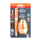 Serve Bold Versatil Kalem+Silgi+Kalemtıraş Seti 07 Fosforlu Turuncu (Sv-Be)