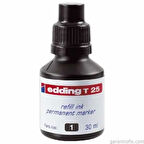 Edding T25 Siyah Yedek Mürekkep (30 ml)