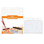 SARFF 7.5x9.5cm ŞEFFAF KART POŞETLERİ BLİSTER - 10ADET