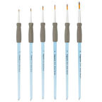 Bigpoint 510 Serisi Sentetik Kıl Akrilik Sap Yuvarlak Fırça No: 4