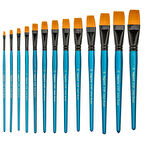 Bigpoint 210F Serisi Sentetik Kıl Düz Kesik Fırça No: 16