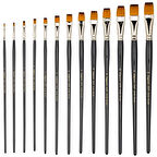 Bigpoint 200F Serisi Sentetik Kıl Düz Kesik Fırça No: 12