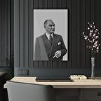 LEYLASER Atatürk Model 1 Cam Tablo Duvar Dekoru