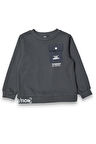 Erkek Çocuk Kalın Baskılı-Cepli Sweatshirt