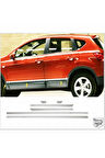 Nissan Qashqai 2 Krom Yan Kapı Çıtası 6 Prç. 2007-2009 P. Çelik