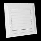 45x55 cm Beyaz Plastik Banyo Menfezi