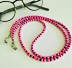 Gözlük Askısı İpi (Pembe&Siyah)