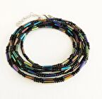 Minimal, zarif boncuk, dolamalı KOLYE - BİLEKLİK - HALHAL