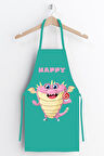 Ays Home Sevimli Canavar Çocuk Boyama Mutfak Önlüğü