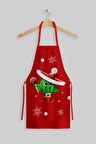 Ays Home Yılbaşı Kırmızı Mutfak Önlüğü