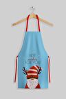 Ays Home Mavi Noel Baba Yılbaşı Mutfak Önlüğü