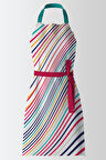 Ays Home Exclusive Renkli Çizgili Mutfak Önlüğü