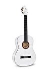 KLASİK GİTAR 4/4 BEYAZ SAP ÇELİKLİ