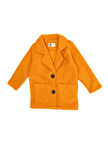 Çift Cepli ve Düğmeli Çocuk Montu