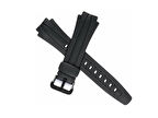 Casio Uyumlu   AQ60  AQ63 Siyah Silikon Saat Kordonu