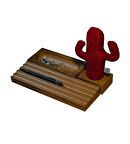 Kayigo Woody Üçlü Ofis Seti Açık Kahverengi 11368737