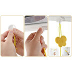 Kelebek Model Elastik Kendinden Yapışkanlı Kedi Oyun Oltası