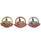 İstanbul Temalı Metal Magnet Galata Kulesi Yuvarlak Tasarım