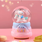 Hello Kitty İçi Dönmeli Püskürtmeli Işıklı Müzikli Kar Küresi Büyük Boy Model 2