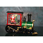 Trenli Yılbaşı Işıklı Kar Küresi Model 1 