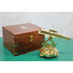 Ahşap Kutulu Pusulalı Dürbün Büyük Boy