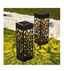 Dekoratif Solar Güneş Enerjili Bahçe Aydınlatması Yürüyüş Yolu Seti (6 Adet)