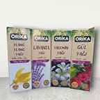 Orika Muhteşem 4 Lü Set Gül-Yasemin-Lavanta-Ylang Ylang Yağları