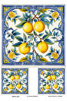 Limon Serisi LMN99 Limon Desenli Pirinç Dekopaj 30*42 cm