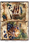 Blueberry Serisi BLB24 Pirinç Dekopaj 30*42 cm