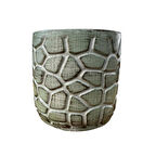 Bitki Tasarımı Ev dekorasyon Yeşil Eskitme Yonca Beton Saksı Çiçeklik Saksılık