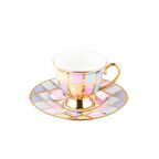 El Dekor ve El Boyaması Kahve Fincanı Damla Lüster Miks