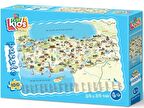 Türkiye Kültür Haritası Eğitici Puzzle/Yapboz 100 Parça
