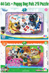 44 Cats (Buffy Kediler) + Puppy Dog Pals 2 li Puzzle/Yapboz Set