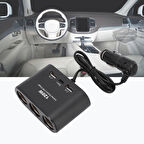 Üniversal 3 lü Çakmak Soketi 120W Çakmaklık Çoğaltıcı 2 Usb 1 Type-c Araç Şarj Cihazı Çakmaklık Şarj Çakmak Çoklayıcı 12v/24v