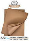 PackMai 35x50 cm Kraft Kağıt – 100'lü Paket | Ambalaj-Paketleme, Okul-Proje-Sanatsal Çalışmalar