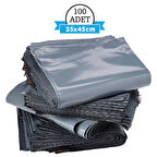 PackMai 35x45 CEPSİZ Gri Kargo Poşeti (100'lü Paket) Dayanıklı, Ambalaj-Paketleme  E-Ticaret Poşeti