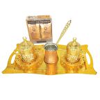 2 KİŞİLİK KAHVE SUNUM ALTIN