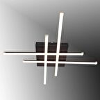 TT036-SY TT Aydınlatma Hashtag Modeli Mat Siyah ( Sarı Işık ) Led Avize