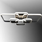 TT500-6-SY TT Aydınlatma ( Sarı Işık ) Mat Siyah Plofonyer 6 lı Led Avize