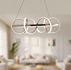 TT314-FSR TT Aydınlatma ( Beyaz Işık ) Büyük Sarmal Modeli Fransız Sarı Kaplama Led Avize