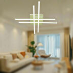 TT036-FSR-3RN TT Aydınlatma Hashtag Modeli ( 3 Renk ışık Modüllü ) Fransız Sarı Kaplama Led Avize