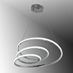 TT301-KR-3RN TT Aydınlatma 3 RENK IŞIK LED Yay Modeli Krom Kaplama Led Avize