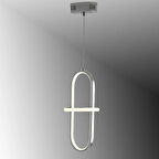 TT006-1-KR-SRR TT Aydınlatma SARI IŞIK LED Minyon Modeli Tekli Krom Kaplama Led Avize