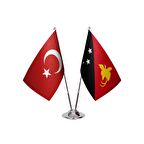 Papua Yeni Gine İkili Masa Bayrağı